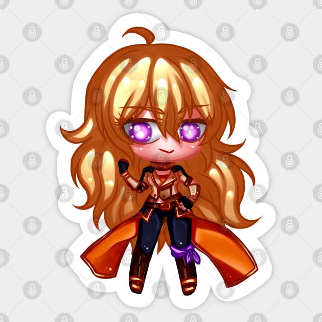 Yang chibi Sticker by HellaKumii